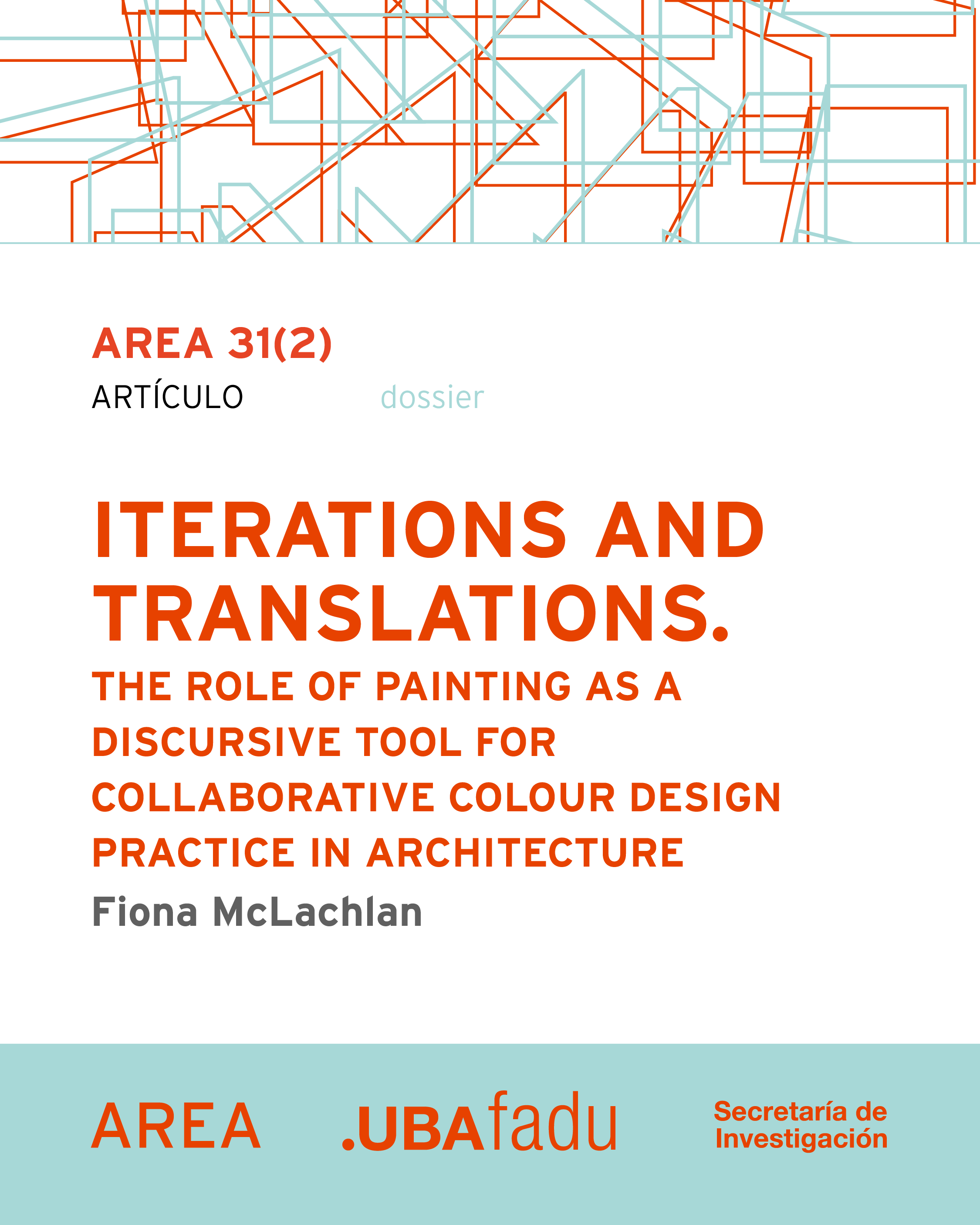 Flyer de portada del artículo de Fiona McLachlan