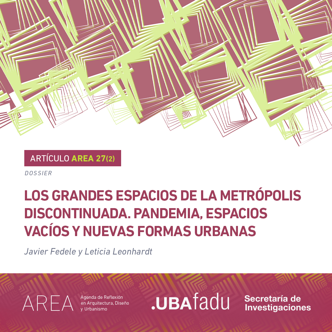 Portada de Articulo de Fedele y Leonhardt AREA 27(2)